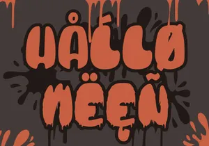 Blood Bold - Fun Halloween Two Fonts