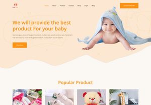 Baby-Care-Product-Website-Landing-Page