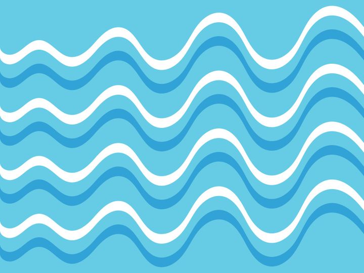 Abstract Water wave design background