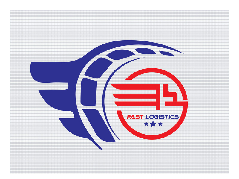 Fast trucking logo design in adobe illustrator