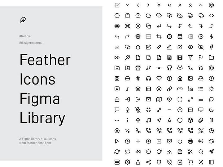 266 Feather Figma Icons