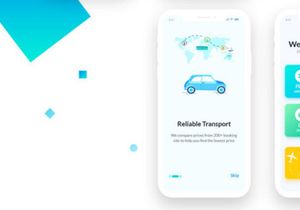 Tourex: Flight booking app design template