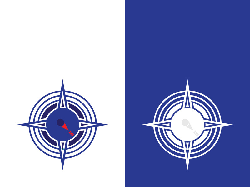 Compass logo template vector icon illustration design