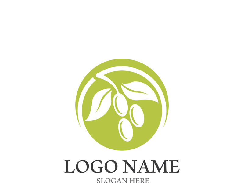 olive icon vector illustration design template