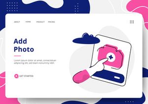 Social Media set Illustration