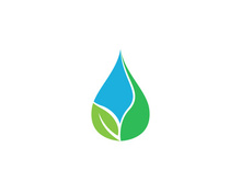 Water drop Logo Template vector