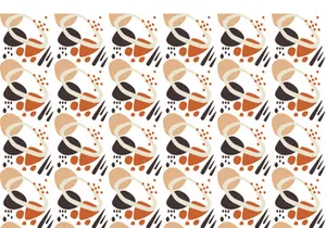Abstract Geometric Seamless Pattern Minimal Shape