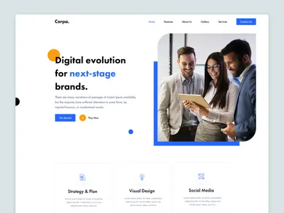 Corpa - Corporate Website Landing Page