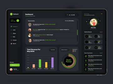 Dashboard for company preview picture