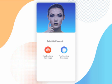 Face recognition concept app preview picture