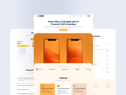 Call Connect AI |  Landing Page UI Kit
