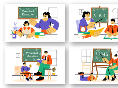 9 Preschool Education Illustration