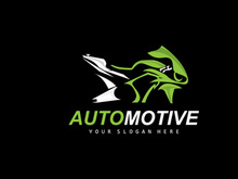 Motorcycle Logo, MotoSport Vehicle Vector, Design For, Automotive