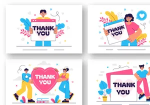10 Thank You Illustration