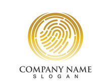 Fingerprint logo vector illustration icon template design