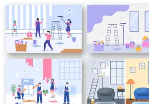 15 Home Renovation or Repair Illustration