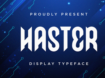 Haster - Display Font preview picture