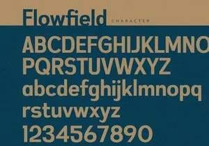 Flowfield - Sans Serif Font