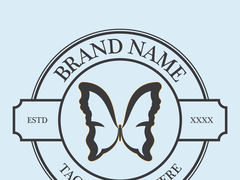 Butterfly logo design