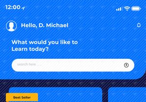 Online Courses Mobile App UI Kit (Light & Dark)