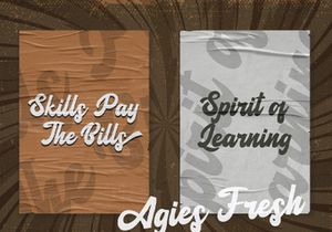 Agies Fresh - Retro Bold Script Font