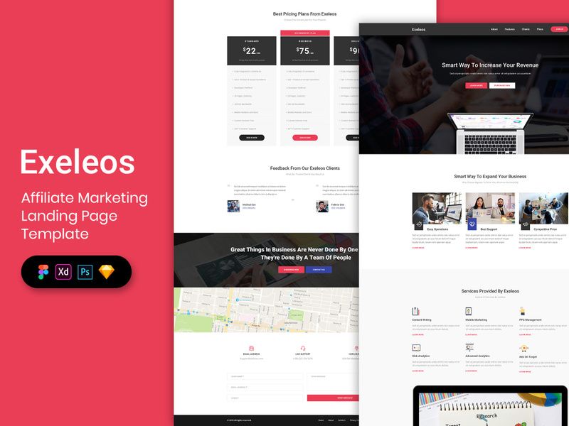 Affliate Marketing Landing Page Template