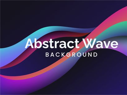 Colorful Gradient Background Wave