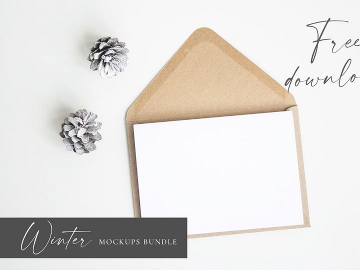 Free Invitation Card Mockup