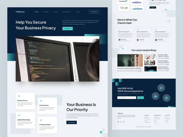 B2B Landing Page - Figma