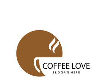 Coffee logo  icon vector illustration template preview picture