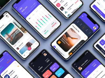 Neon - Multipurpose Card-based UI Kit preview picture