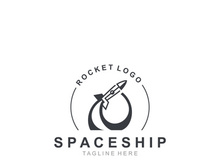 Rocket Logo Design template technology Design Concept, Creative Symbol