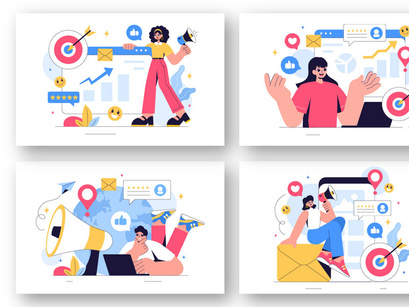 9 Positive Public Relations Illustration