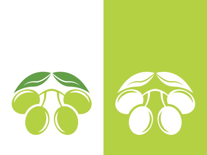 olive icon vector illustration design template