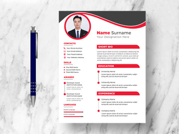 Modern Resume CV Template Ver-18 preview picture
