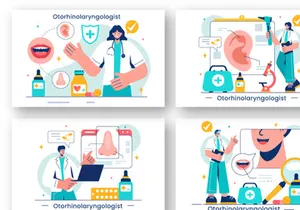12 Otorhinolaryngologist Illustration
