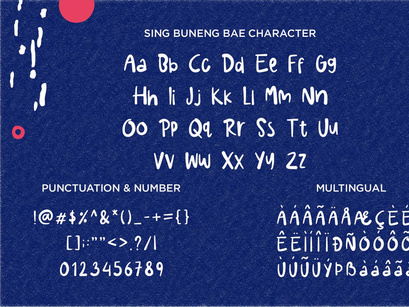 Sing Buneng Bae - Random Doodle Font