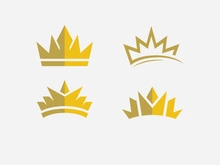 Crown Concept Logo Design Template