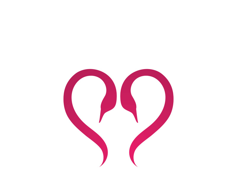 Swan logo Premium and symbol Vector