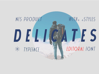 Delicates - Display Font