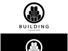 Building logo vector illustration design,Real Estate logo template, Logo symbol icon