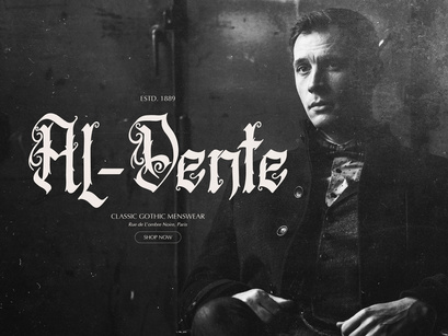 Walter Notailor | Blackletter Typeface