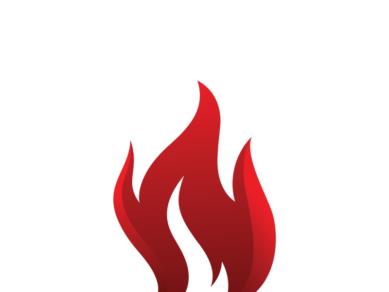 Fire Flame Logo design vector template