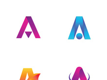 modern and creative initial letter A logo.
