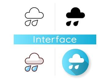 Weather forecast app icon preview picture