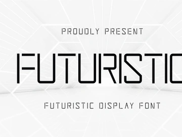 Futuristic - Display Font preview picture