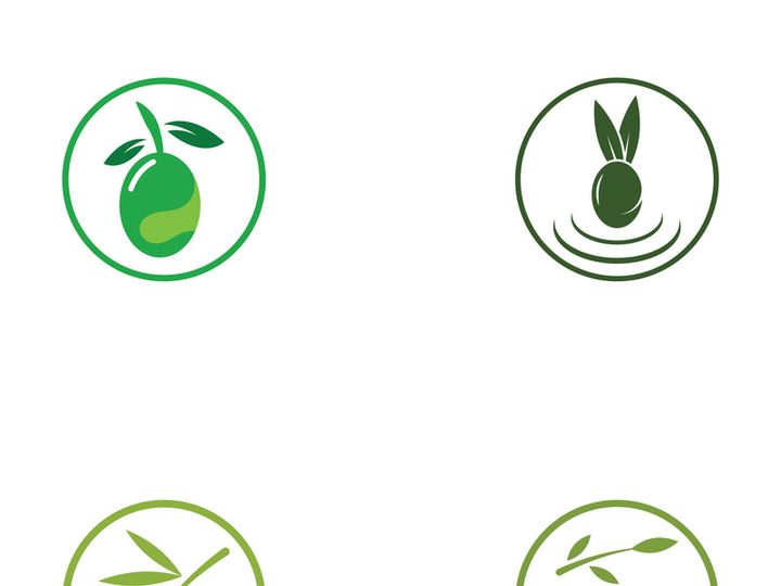 Olive fruit logo design.