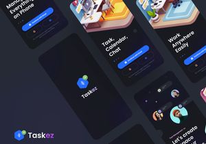 Tasker v1.0 - Productivity App iOS UI Kit