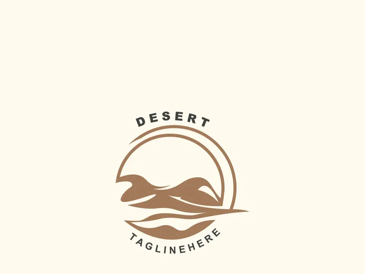 Desert wilderness logo outdoor adventure emblems, badges patches design element