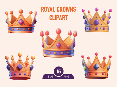 Royal Golden Crown kings PNG Clipart